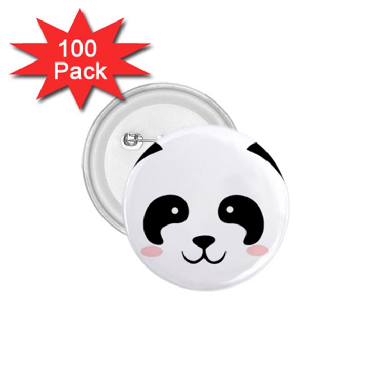 Panda  1.75  Buttons (100 pack) 