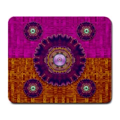 Viva Summer Time In Fauna Large Mousepads by pepitasart