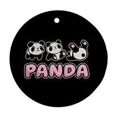 Panda  Ornament (Round)