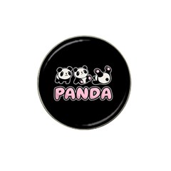 Panda  Hat Clip Ball Marker (4 pack)