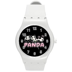 Panda  Round Plastic Sport Watch (M)