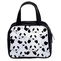 Panda Pattern Classic Handbags (2 Sides) by Valentinaart