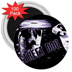Street dogs 3  Magnets (100 pack)