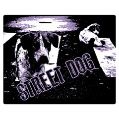 Street dogs Double Sided Flano Blanket (Medium) 