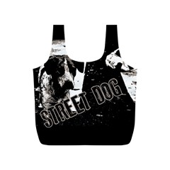 Street Dogs Full Print Recycle Bags (s)  by Valentinaart