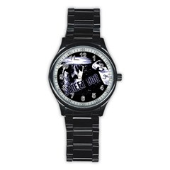 Street Dogs Stainless Steel Round Watch