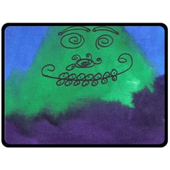 Smiling Mountain Fleece Blanket (large) 