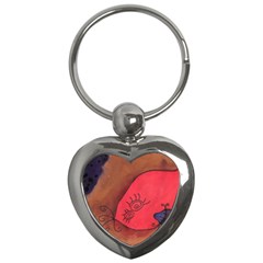 Red Worm Key Chains (heart) 