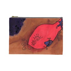 Red Worm Cosmetic Bag (large) 