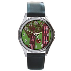 Kite In The Sky Round Metal Watch