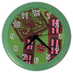 Kite In The Sky Color Wall Clocks