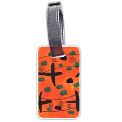 Egg Amongst Crosses Luggage Tags (one Side) 