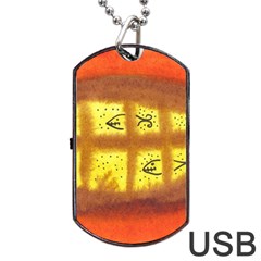 Fish Egg Dog Tag Usb Flash (two Sides)