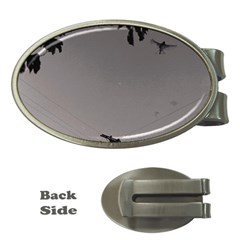 Stop Action Pigeon Money Clips (Oval) 