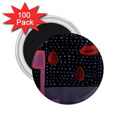 Lips 2 25  Magnets (100 Pack) 