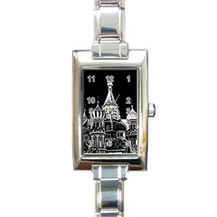 Moscow Rectangle Italian Charm Watch by Valentinaart