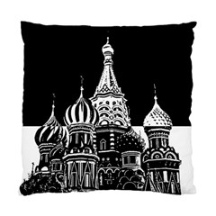 Moscow Standard Cushion Case (one Side) by Valentinaart