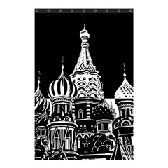 Moscow Shower Curtain 48  X 72  (small)  by Valentinaart