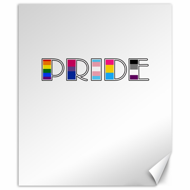 Pride Canvas 8  x 10 