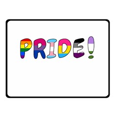 Pride Fleece Blanket (small) by Valentinaart