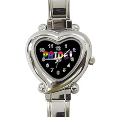 Pride Heart Italian Charm Watch by Valentinaart