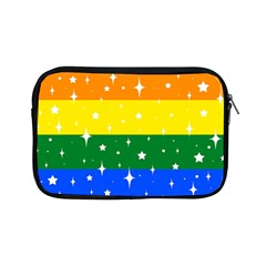 Sparkly Rainbow Flag Apple Ipad Mini Zipper Cases by Valentinaart