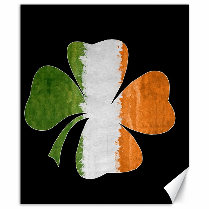 Irish Clover Canvas 8  x 10 