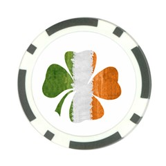 Irish Clover Poker Chip Card Guard