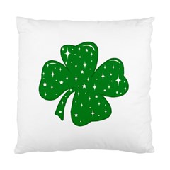 Sparkly Clover Standard Cushion Case (one Side) by Valentinaart