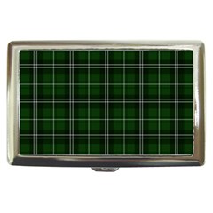 Green Plaid Pattern Cigarette Money Cases