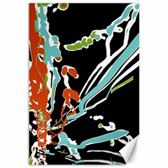 Multicolor Abstract Design Canvas 12  X 18   by dflcprints