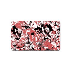 Textured Floral Collage Magnet (Name Card)