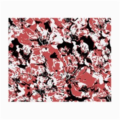 Textured Floral Collage Small Glasses Cloth (2-Side)