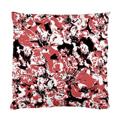 Textured Floral Collage Standard Cushion Case (One Side)