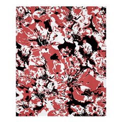 Textured Floral Collage Shower Curtain 60  x 72  (Medium) 