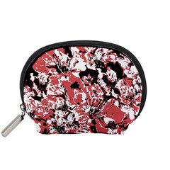 Textured Floral Collage Accessory Pouches (Small) 