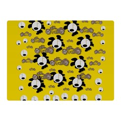 Bikers Out Singing In Spring Time Double Sided Flano Blanket (Mini) 