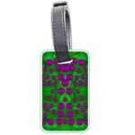 The Pixies Dance On Green In Peace Luggage Tags (One Side)  Front