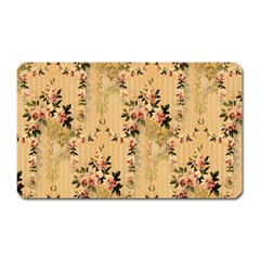 Vintage Floral Pattern Magnet (rectangular)