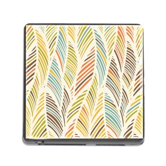 Decorative  Seamless Pattern Memory Card Reader (square)