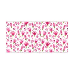 Watercolor Spring Flowers Pattern Yoga Headband