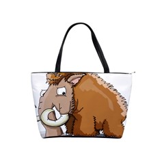 Mammoth Pre Historic Elephant  Shoulder Handbags by ImagineWorld