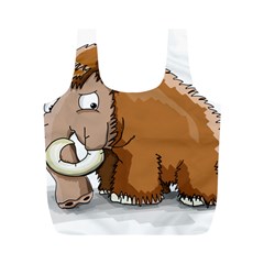 Mammoth Pre Historic Elephant  Full Print Recycle Bags (m)  by ImagineWorld