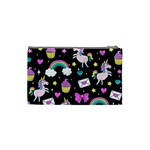 Cute Unicorn Pattern Cosmetic Bag (Small)  Back