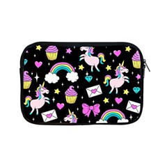 Cute Unicorn Pattern Apple Ipad Mini Zipper Cases by Valentinaart