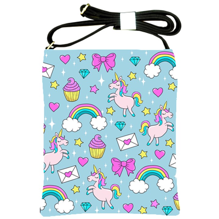 Cute Unicorn Pattern Shoulder Sling Bags