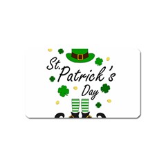 St Patricks Leprechaun Magnet (name Card) by Valentinaart