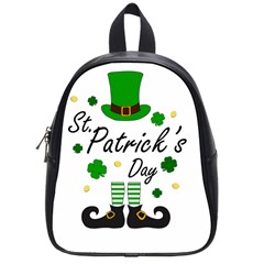 St Patricks Leprechaun School Bag (small) by Valentinaart