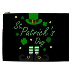 St Patricks Leprechaun Cosmetic Bag (xxl)  by Valentinaart
