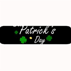 St Patricks Leprechaun Large Bar Mats by Valentinaart